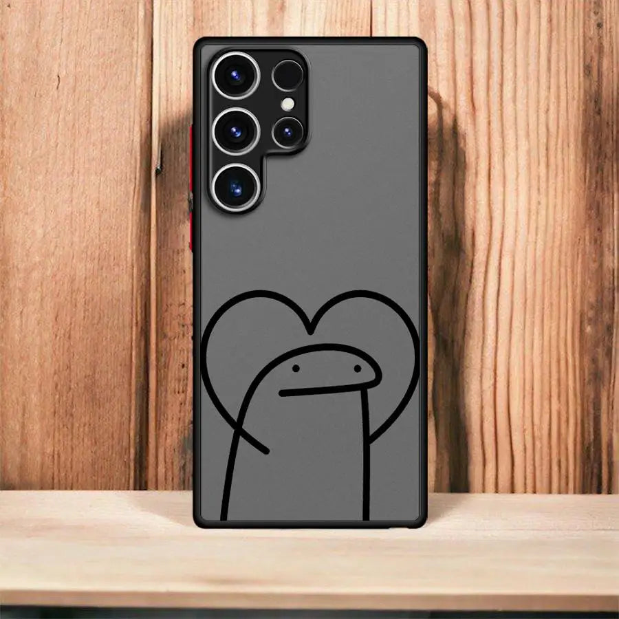 Cartoon Matchman Case for Samsung Galaxy S24 Ultra S23 Plus S25 S22 S21 FE S20 Note 20 S9 S10 Fashion Funda Silicone Phone Cover