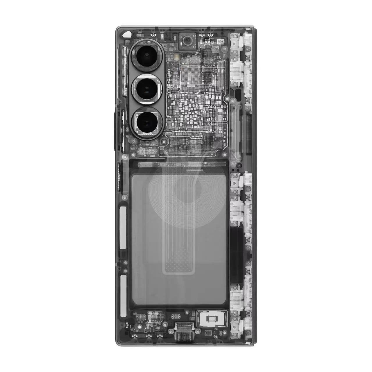 Skin For Samsung Galaxy Z Fold 6 Sticker Fold 5 Fold 4 7 Back Film Protective Decal Wrap Full Cover Protector