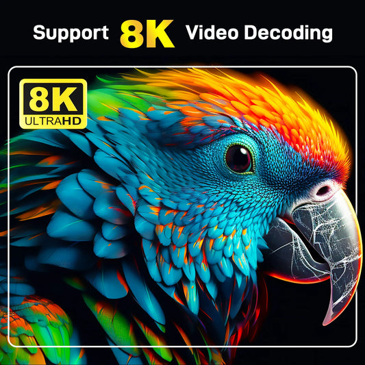 TV98 ATV 8K Mini TV Stick Android 14 Allwinner H618 Quad Core Cortex A53 Support 8K 4K Wifi 6 BT 5.0 Voice Remote Smart TV Box