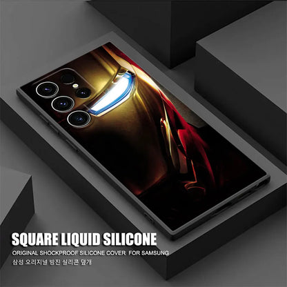 Marvel Spiderman Venom Deadpool Phone Case For Samsung Galaxy S24FE Cases S25 S23 S21 Ultra S24 FE S22 Plus A35 A54 A55 5G Cover