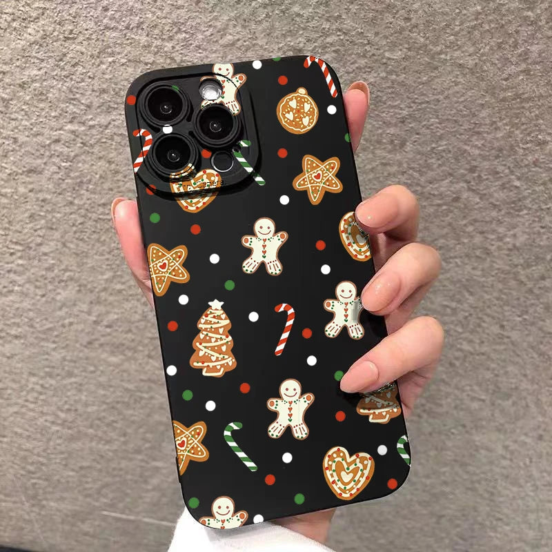Colorful Christmas Tree Gift Pattern Shockproof Phone Case For Xiaomi Redmi 13 12 14C 13C 12C Redmi Note 14 Pro Plus 11 10 Cover