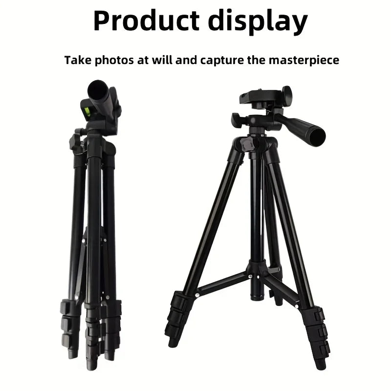 Travel Self Tripod Universal Phone Camera Tripod Stand with Bluetooth Remote Phone Clip For Canon Nikon DSLR SLR Digital Camera