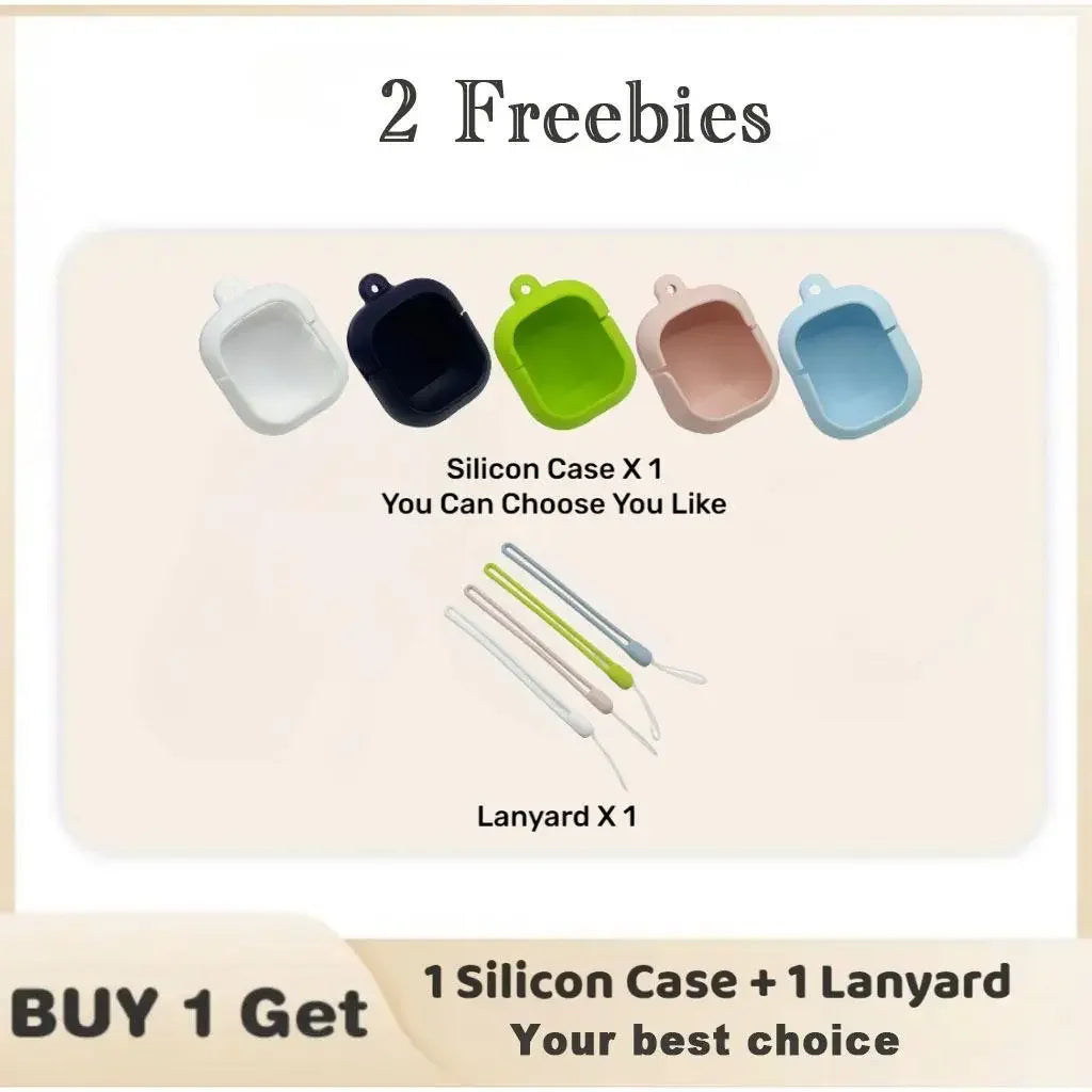 Buy Headset Get Protective Case + Lanyard) T2 TWS Gaming Earbuds Bluetooth 5.3 Noise Reduction HD HiFi Stereo Wireless Earphone