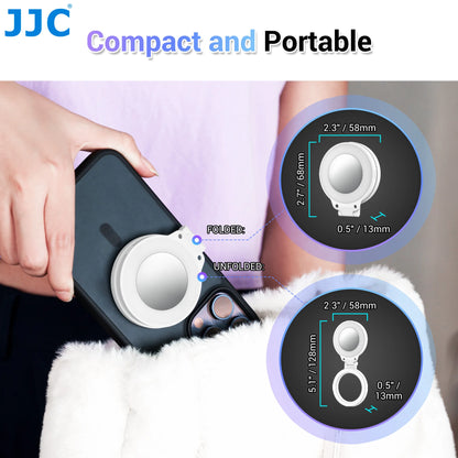 Magnetic Led Selfie Fill Light Mini Portable with USB for Magsafe Iphone 17 16 15 14 Pro Max Android Video Light for Makeup Vlog