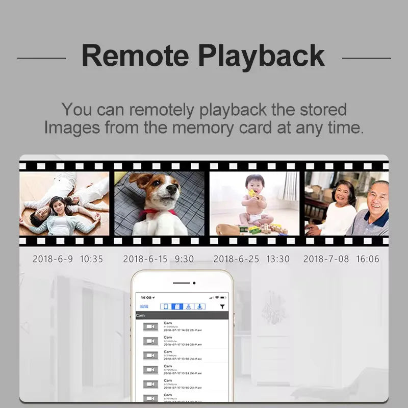 Full HD 1080p Mini Secret Camera XD WiFi Night Vision Camera IR-CUT Home Security Camera HD Video Recorder