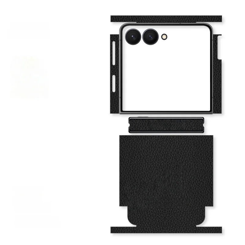 Skin For Samsung Galaxy Z Flip 7 6 5 4 2 Back Film Sticker Full Cover Protective Decal Wrap Side Frame Back Screen Protector