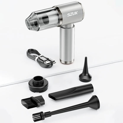 SZUK Car Vacuum Cleaner Strong Suction Wireless Portable Cleaning Machine Handheld Mini Vacuum Cleaner for Car Home and Keyboard
