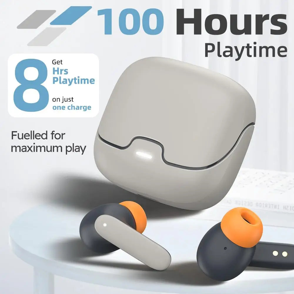 5.4 Bluetooth TWS Wireless Bluetooth Earphones Ultra-low Latency Dual Microphone ENC Noise Cancelling in Ear Bluetooth Earphones