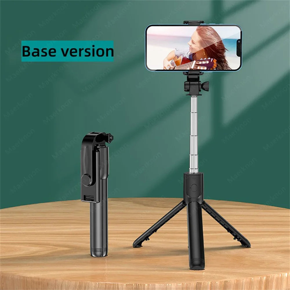 Wireless Selfie Stick Portable Tripod Stand Multifunctional Tripod With Wireless Bluetooth Remote Shutter For IOS Android Phone