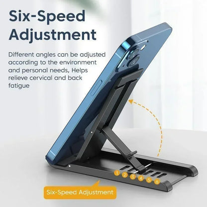 Foldable Desktop Phone Holder Portable Mini Moblie Phone Stand Phone Support Telephone Holder
