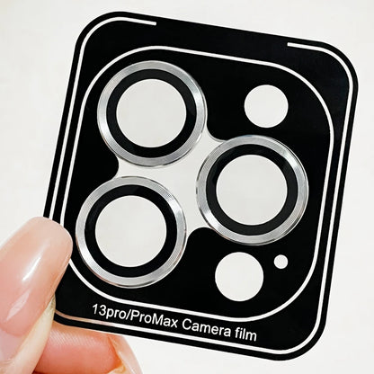 Precise Positioning Metal Camera Lens Film For iPhone 16 15 14 13 12 Pro Max Shatterproof Camera Metal Ring Cover Accessorie