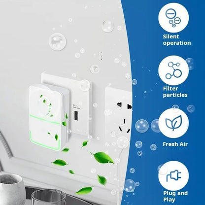Home Use Negative Ion Air Purifier New Model Bathroom Odor Pet Deodorizer Methanol Removal Air Cleaner for Smells