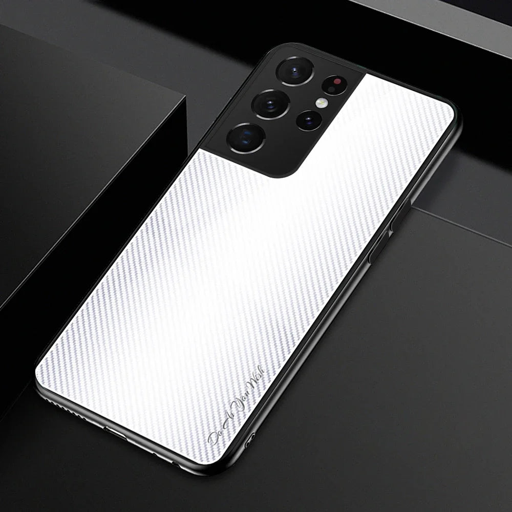 Luxury Gradient Phone Cover For Samsung Galaxy S23 S21 S22 S24 S25 Ultra Plus Note 20 Ultra S21 FE S20 S23 FE 5G Case Glass Case
