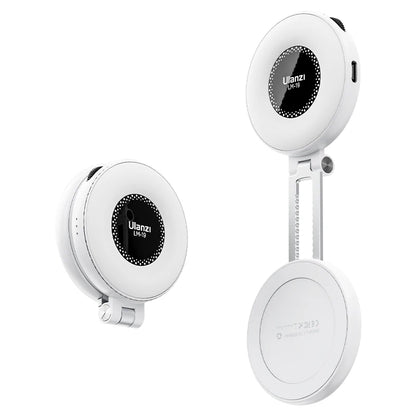 Ulanzi LM19 MagSafe Light CRI 95+ for Vlog Livestream Photograph Bi-Color Flip Fill Light Suitable for Magnetic Mobile Phones