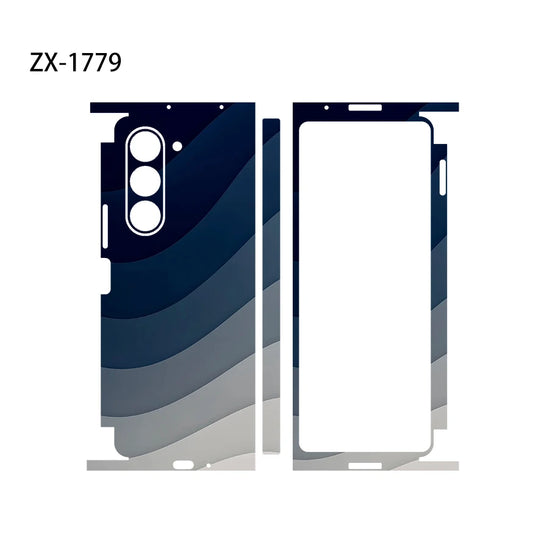 Skin Wrap For Galaxy Z Fold 7 6 Back Film Samsung Z Fold 5 Protective Decal Fold 4 Fold 3 Sticker Back Screen Protector