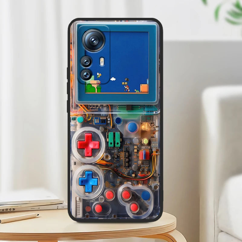 Cartoon Game Super M-Marios For Xiaomi Mi 13T 13 12T 12 11T 11i 11 A3 10T 10 9 Pro Lite Ultra 5G Black TPU Phone Case