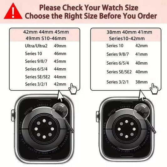 Silicone Strap for Apple Watch 46mm 42mm 49mm 45mm 41mm 44mm 40mm Magnetic Band for IWatch Ultra 2 Series 11 10 9 8 7 6 SE 5 4 3