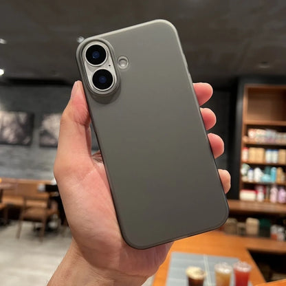 Ultra Thin Matte Phone Case For iPhone 17 Air 16 15 14 Plus 13 12 Pro Max Translucent Hard Frosted PC Shockproof Bumper Cover