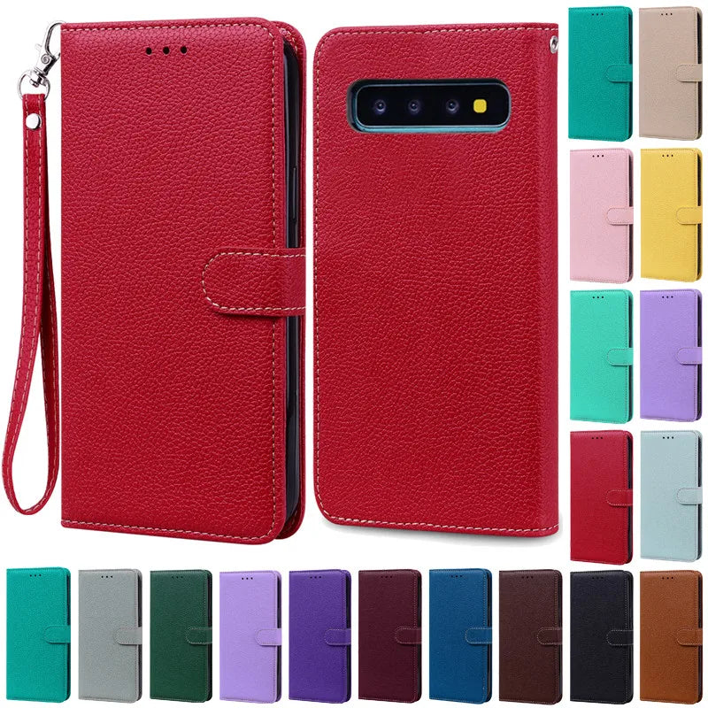 For Samsung Galaxy S10 / S10 Plus Case Wallet Flip Case For Samsung Galaxy S10 Lite S10lite S 10 5G S10+ S10e Phone Case Cover