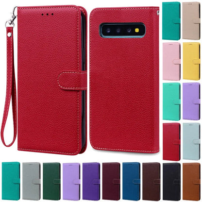 For Samsung Galaxy S10 / S10 Plus Case Wallet Flip Case For Samsung Galaxy S10 Lite S10lite S 10 5G S10+ S10e Phone Case Cover