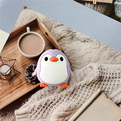 Penguin Cartoon Cable Protector Cute Charger Protector Cable Winder Organizer Data Line Cord Protective Cover For iPhone