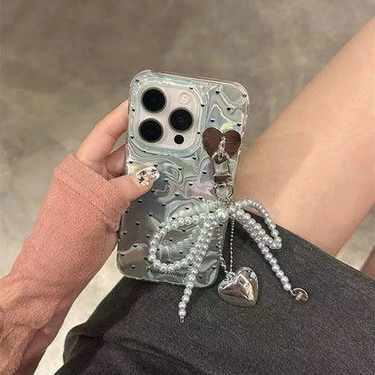 Love Laser Pink Case For Samsung Galaxy S24 Ultra S25 S22 S23 Plus S21 S20 FE A16 A15 A14 A34 A54 A25 A35 A55 A06 A36 A26 A56