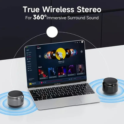 M1 Portable Bluetooth Speaker Music Stereo Surround Mini USB Outdoor Subwoofer Speaker Audio Player Speaker Microphone