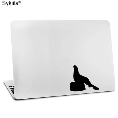Vinyl Sticker for apple macbook air 11 13 inches for Mac Pro Retina 13 15 Skins cover Glow Black decal Cat Monkey wolf Touch