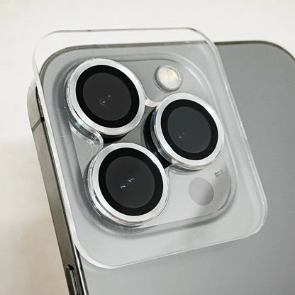 Precise Positioning Metal Camera Lens Film For iPhone 16 15 14 13 12 Pro Max Shatterproof Camera Metal Ring Cover Accessorie