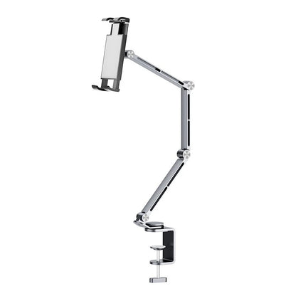 Aluminum Alloy Tablet Holder Stand Phone Clip Holder Rotatable Cantilever Home Live Desktop Holder Folding Bracket for Ipad Pro