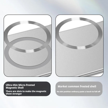 Thin Metallic Paint For Magsafe Magnetic Case For Samsung Galaxy S25Ultra S25 S24 S23 S22 Plus Ultra Borderless Cooling Cover