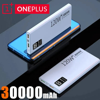 Oneplus 120W 50000mAh Power Bank High Capacity Fast Charging Powerbank Portable Battery Charger For Iphone Samsung Huawei Xiaomi