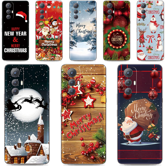 Christmas Gift Phone Case For Xiaomi Poco C40 F4 M4 M5 Mi A2 6X Redmi 10C 12C 4G 10A K60 Note 12 Pro Plus 5G 11 10A Back Cover