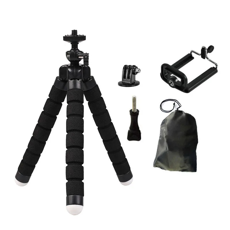 Mini Tripod for Gopro Hero 13 12 11 10 9 8 7 6 5 Black MAX Flexible Octopus Accessories for Action 3 Fusion Akaso Brave DBPOWER