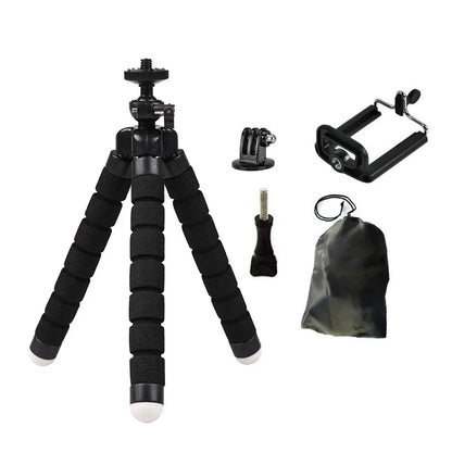 Mini Tripod for Gopro Hero 13 12 11 10 9 8 7 6 5 Black MAX Flexible Octopus Accessories for Action 3 Fusion Akaso Brave DBPOWER