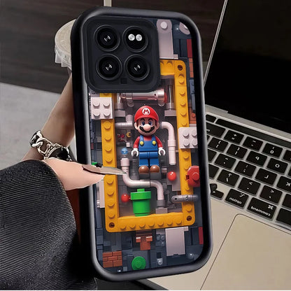 Super M-Marios Bros Case for Xiaomi Mi 14 13 13T 12 12T 11 11T Pro Lite 12X 12S POCO F6 F5 X5 X3 NFC Soft Silicone Cover Funda