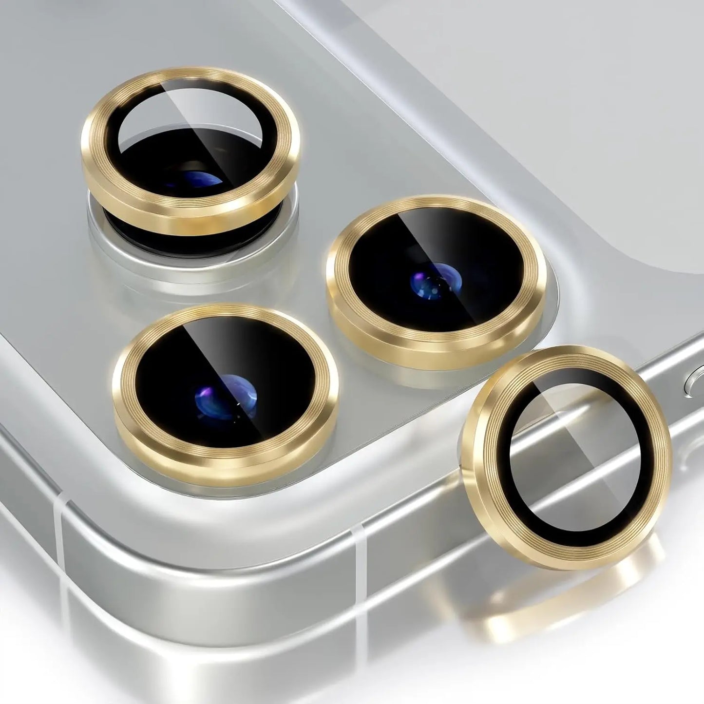 Bling Glitter Diamond Metal Frame Camera Protector For IPhone 18 Pro Max 17 Pro 17 Alloy Lens Tempered Glass Film Ring Cover Cap