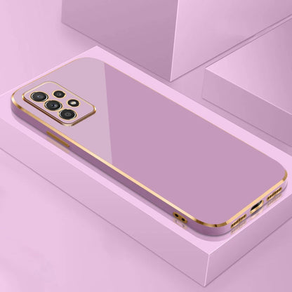 Luxury Plating Case For Samsung Galaxy A55 A35 A25 A15 A52S A54 5G Bumper Shockproof Cover For S24 S23 S22 S21 Ultra Accessories