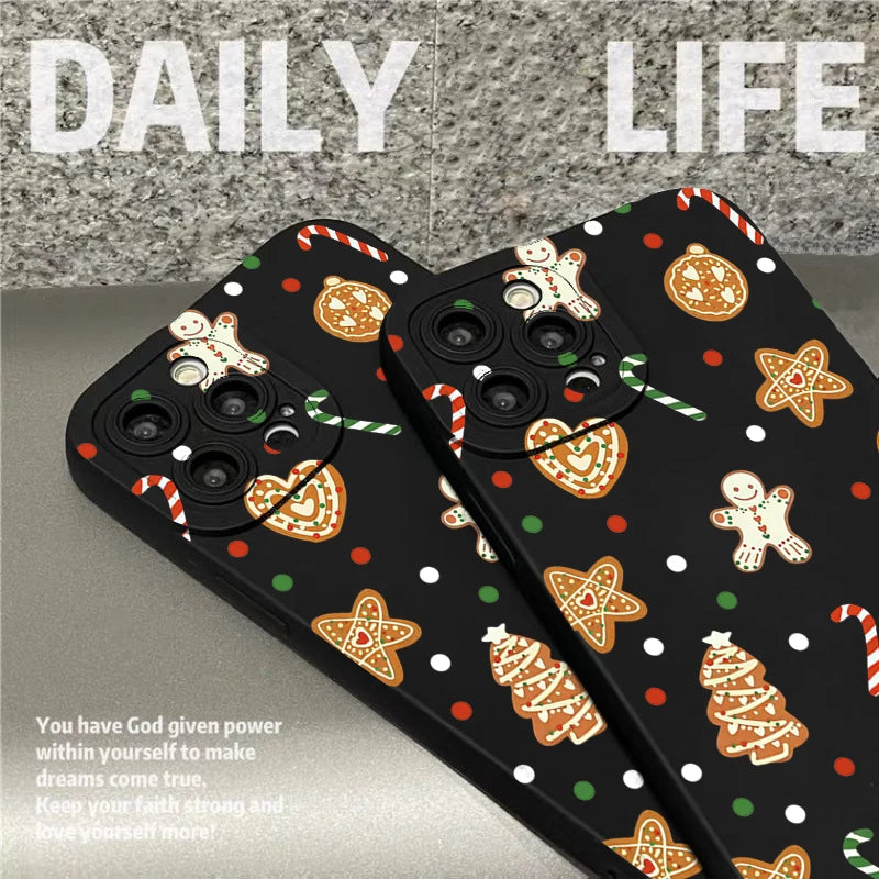 Colorful Christmas Tree Gift Pattern Shockproof Phone Case For Xiaomi Redmi 13 12 14C 13C 12C Redmi Note 14 Pro Plus 11 10 Cover