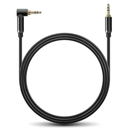 3.5mm Aux Audio Cable Right Angle Male to Male Gold-Plating Adapter Cord Speaker HiFi Cables For Car Samsung iPhone Headphones
