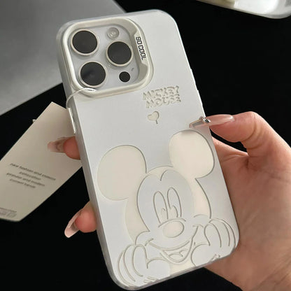Cartoon Mickey Phone Case For Samsung Galaxy S25 S24 S23 S22 S21 Plus FEUltra A36 A26 A55 A35 A25 A34 A54 A53 A52 Y2K Back Cover
