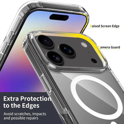 Strong Magnetic Case For iPhone 17 Pro Max/17Pro/17Air Transparent Phone Cover For iPhone 17 Suit for Magsafe Charging Shell