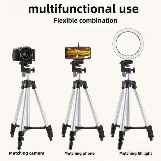 Travel Self Tripod Universal Phone Camera Tripod Stand with Bluetooth Remote Phone Clip For Canon Nikon DSLR SLR Digital Camera