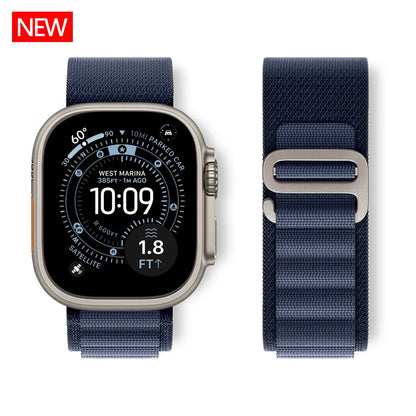 Alpine Loop Strap For Apple Watch Ultra 3 band 49mm Nylon bracelet iwatch series 11 10 42/46mm SE3 40/44mm 7 8 9 45mm 41mm Band