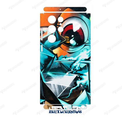 Colorful Decal Skin for Samsung Galaxy S24 S23 S25 Ultra A54 A52 A52S 5G Back Screen Protector Cover  Wrap Sticker