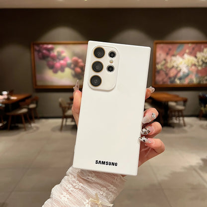 Ultra Thin Liquid Silicone Soft Case For Samsung Galaxy S25 S24 Ultra S23 FE S22 S21 Plus A55 A35 A34 A16 A15 A14 A13 A25 Cover