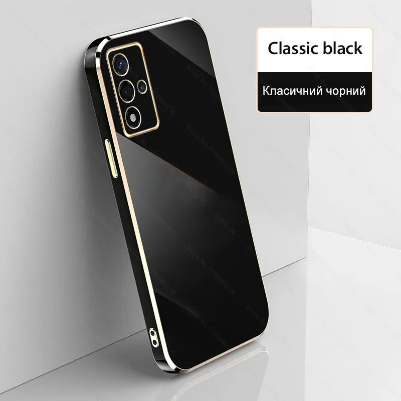 Luxury Plating Case For Samsung Galaxy A55 A35 A25 A15 A52S A54 5G Bumper Shockproof Cover For S24 S23 S22 S21 Ultra Accessories