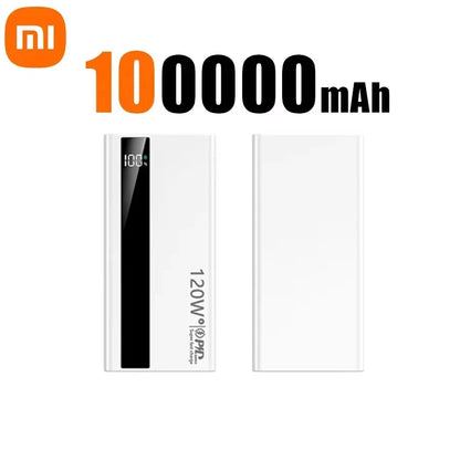 Xiaomi 120W 200000mAh High Capacity Power Bank Super Fast Charging Power Bank Portable Battery Charger For iPhone Samsung Huawei
