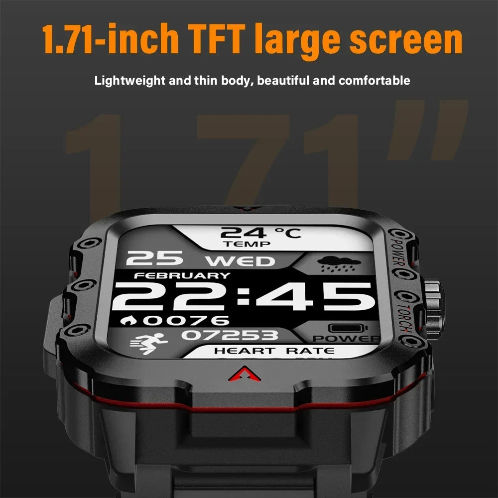 2024 New LED Men's Smartwatch Bluetooth Talking Smartwatch Multi Sport Mode Health Monitoring Smart Watch