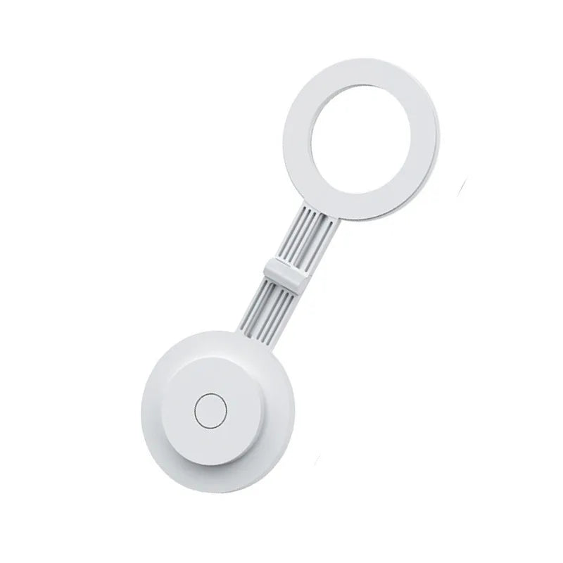 LED Magnetic Selfie Ring Light For iPhone 16 15 Magsafe Fill Light Photography Live Broadcast Ring Lamp Retractable Flip Bracket